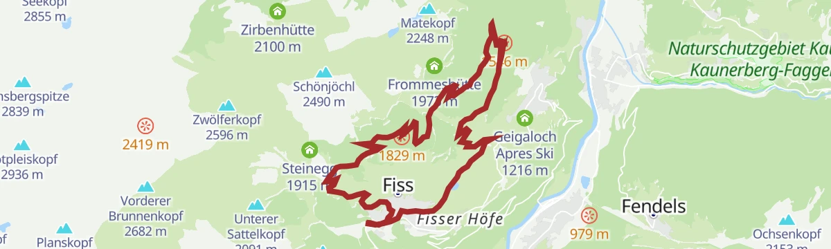 Route map: Gample Tour 731